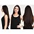 Χαμηλού Κόστους Κλιπ στις επεκτάσεις-Κομμάτι μαλλιών Ίσιο Κλασσικά Συνθετικά μαλλιά Hair Extension Κουμπωτό Καθημερινά