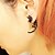 cheap Earrings-Women&#039;s Stud Earrings - Gold Black Silver Leopard Animal Earrings For