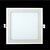 Недорогие Светодиодные встраиваемые светильники-1pc 12w квадратная светодиодная панель света 60leds теплый / холодный белый цвет утопленной панели освещения ультра тонкий свет для гостиницы ac85-265v