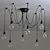 abordables Diseño cluster-8-luz Mini Estilo Lámparas Araña Metal Racimo Acabados Pintados Retro 110-120V 220-240V