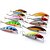 abordables Leurres et mouches pour la pêche-10 pcs leurres souples Poissons nageur / Leurre dur Fretin Kits de leurre Bass Truite Brochet Pêche en mer Pêche d&#039;eau douce Pêche de la perche