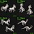 olcso Divat nyaklánc-Elefánt Kutyák Függők Amulettek - Felfedező G H I J Állat Függő Kompatibilitás