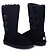 cheap Women&#039;s Boots-Women&#039;s Shoes Suede Flat Heel Snow Boots / Motorcycle Boots Boots Outdoor / Casual Black / Gray / Taupe