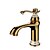 billige Baderomskraner-PHASAT® Centerset Single Handle One Hole in Ti-PVD Bathroom Sink Faucet