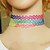 cheap Necklaces-Women&#039;s Choker Necklace Gothic Jewelry Ladies Fashion Resin Rainbow White Black Yellow Rose Necklace Jewelry For Casual Daily Sports