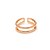 זול Fashion Ring-טבעות מתכווננת Party / יומי / קזו&#039;אל / ספורט תכשיטים נחושת / מצופה כסף / משובץ זהב ורוד נשים / גברים Fascinators 1pc,מתכוונן מוזהב / כסף