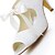 olcso Esküvői cipők-Női Streccs szatén Nyár Magas Csokornyakkendő Kristály / Esküvő