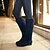 abordables Botas de mujer-Mujer Zapatos Vellón Otoño / Invierno Confort / Botas de Moda Botas Paseo Tacón Cuadrado Dedo redondo Tirantes Trenza Marrón / Rojo / Azul