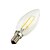olcso Izzók-YouOKLight LED gyertyaizzók 200 lm E14 C35 2 LED gyöngyök COB Dekoratív Meleg fehér 220-240 V / 2 db. / RoHs / CE