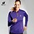 billige Ny i-Dame T-skjorte til jogging - Lilla sport Genser / Topper Yoga &amp; Danse Sko, Trening, Treningssenter Langermet Sportsklær Fort Tørring Elastisk