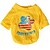 cheap Dog Clothes-Cat Dog Shirt / T-Shirt Puppy Clothes National Flag Fashion Dog Clothes Puppy Clothes Dog Outfits Breathable Yellow Green Costume for Girl and Boy Dog Cotton XS S M L