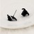 halpa Muotikorvakorut-Naisten Niittikorvakorut Kissa Animal Helmi Tekohelmi Hartsi korvakorut Korut Musta Käyttötarkoitus