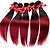 Недорогие Накладки из волос, окрашенных в стиле Омбре-Омбре Малазийские волосы Прямые 12 месяцев 1 шт. волосы ткет
