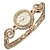 cheap Fashion Watches-Women&#039;s Fashion Watch Quartz Alloy Band Sparkle Bohemian Charm Bangle Rose Gold