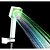 Χαμηλού Κόστους Κεφαλές Ντους LED-Θερμοκρασία κοιλιακούς 3-χρώμα ανιχνεύσιμη αλλαγή χρώματος οδήγησε το χέρι ντους