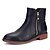 cheap Women&#039;s Boots-Women&#039;s Shoes Leather Flat Heel Fashion Boots / Bootie / Boots Office &amp; Career / Dress / Casual Black / Brown / Gray