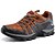 abordables Chaussures de Course Homme-Homme Confort Tulle Cuir Printemps Eté Automne Randonnée Confort Gris Orange