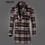 cheap Men&#039;s Jackets &amp; Coats-Men&#039;s Long Sleeve Long Coat , Cotton / Polyester Plaids &amp; Checks XKS10A02