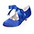 olcso Esküvői cipők-Női Magassarkúak Alacsony Szatén Kényelmes Tavasz / Nyár Kék / Világosbarna / Kristály / Esküvő / Party és Estélyi