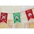 olcso Karácsonyi dekoráció-6db / szett 20 * 29cm / 7.9 * 11.4 &quot;karácsonyi dekoráció sármány lóg zászló mikulás karácsony zászlóval zászlók