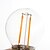 cheap Light Bulbs-5pcs G45 2W E27 250LM 360 Degree Warm/Cool White Color Edison Filament Light LED Filament Lamp (AC220V)