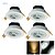 cheap LED Recessed Lights-YouOKLight 4pcs 3 W LED Recessed Lights 300 lm 3 LED Beads High Power LED Decorative Warm White Cold White 220-240 V 110-130 V / 4 pcs / RoHS / 90