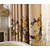 cheap Curtains Drapes-Custom Made Room Darkening Blackout Curtains Drapes Two Panels 2*(59W×70&quot;L) Gold / Bedroom