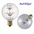 cheap Light Bulbs-1pc LED Filament Bulbs 3000 lm E26 / E27 PAR38 47 LED Beads COB Decorative Warm White 220-240 V / 2 pcs