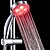 olcso LED-es zuhanyfejek-Kortárs Kézi zuhanyzó Króm Funkció for  LED , Zuhanyfej