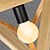 cheap Pendant Lights-Geometric Pendant Light Downlight Painted Finishes Wood / Bamboo Wood / Bamboo Mini Style 110-120V / 220-240V Bulb Not Included / E26 / E27