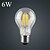 preiswerte LED-Leuchtdraht-Glühbirnen-5pcs 6 W LED Filament Bulbs 560 lm E26 / E27 A60(A19) 6 LED Beads High Power LED Decorative Warm White Cold White 220-240 V / 5 pcs / RoHS / CCC