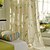 abordables Cortinas y cortinajes-Cortinas de oscurecimiento de la habitación a medida cubre dos paneles para sala de estar