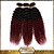 baratos Extensões de Cabelo Ombre-Cabelo Brasileiro Clássico Weave Curly Cabelo Humano Âmbar Tramas de cabelo humano Extensões de cabelo humano / 8A / Crespo Cacheado