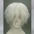 cheap Costume Wigs-Cosplay Costume Wig Synthetic Wig Straight Straight Layered Haircut Wig Short White Synthetic Hair Men&#039;s Natural Hairline White