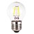 baratos Lâmpadas-E26/E27 Lâmpada Redonda LED G60 4 COB 300-350 lm Branco Quente 3000 K AC 220-240 V