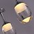 baratos Luzes pendentes-3-luz 7cm(2.8 Inch) Estilo Mini / LED Luzes Pingente Metal Acrílico Cromado Contemporâneo Moderno 90-240V