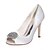 cheap Wedding Shoes-Women&#039;s Satin Spring / Summer / Fall Stiletto Heel Blue / Champagne / Ivory / Wedding / Party &amp; Evening