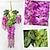זול פרח מלאכותי-משי פסטורלי סגנון גפן פרחים לקיר גפן 1
