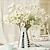 levne Umělé květiny-hedvábná kytice v pasteveckém stylu stolní květina 1 kytice 50cm/20“,falešné květiny na svatbu oblouk zahradní stěna domácí párty hotelová kancelář dekorace dekorace