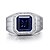 voordelige Ring-Ringen,Sterlingzilver Diamant / imitatie Sapphire / imitatie Diamond Rechthoekige vorm Feest / Dagelijks / Causaal / Sport / n.v.t.
