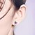 cheap Earrings-Women&#039;s Stud Earrings Crystal Silver Plated Jewelry For