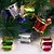 baratos Decorações de Natal-12pcs 2.5cm colorized side drum árvores de natal e decoração do partido
