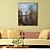 levne Krajinomalby-Ručně malované Abstraktní krajinkaModerní Jeden panel Plátno Hang-malované olejomalba For Home dekorace