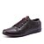 cheap Men&#039;s Sneakers-Men&#039;s Comfort Spring Summer Fall Winter Leather Casual Office &amp; Career Party &amp; Evening Lace-up Flat Heel Black Brown Blue