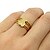 olcso Divatos gyűrű-Férfi Női Páros Band Ring Ezüst Aranyozott Rozsdamentes acél Arannyal bevont Esküvő Parti Napi Hétköznapi Jelmez ékszerek