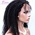 זול פאות שיער אדם-שיער אנושי תחרה מלאה פאה Kinky Curly אפרו 120% צְפִיפוּת 100% קשירה ידנית פאה אפרו-אמריקאית שיער טבעי קצר בינוני ארוך בגדי ריקוד נשים
