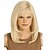cheap Synthetic Wigs-Synthetic Wig Straight Straight With Bangs Wig Blonde Short Blonde Synthetic Hair Women&#039;s Blonde