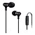 cheap Headphones &amp; Earphones-In Ear Wired Headphones Dynamic Plastic Mobile Phone Earphone with Microphone with Volume Control HIFI Headset