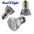 halpa Lamput-YouOKLight 6kpl 4 W LED-kohdevalaisimet 300-350 lm E26 / E27 R63 4 LED-helmet Teho-LED Himmennettävissä Koristeltu Lämmin valkoinen Kylmä valkoinen 85-265 V / 6 kpl / RoHs