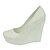 cheap Wedding Shoes-Women&#039;s Shoes Leatherette Spring / Summer / Fall Platform / Wedge Heel White / Wedding